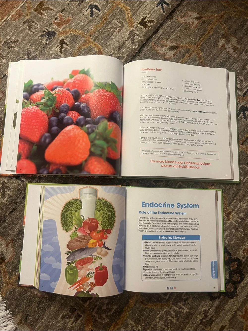 NutriBullet Recipe & Natural Healing Foods Book Set - hardcover editions